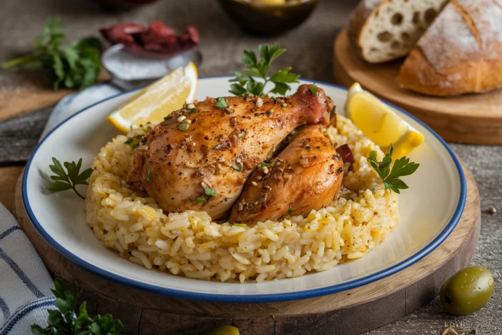 a photo of a plate of autentico arroz con pollo a Ktn nfvURPuHONBN J5y6A vKzWgJfxSe6qbWNvGWgNvQ