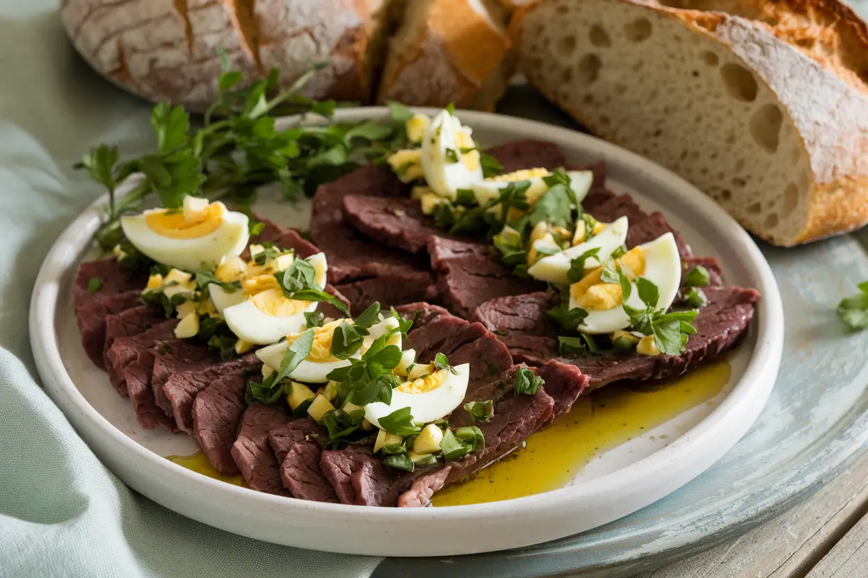 Lengua a la vinagreta: tradición, sabor y versatilidad irresistible.