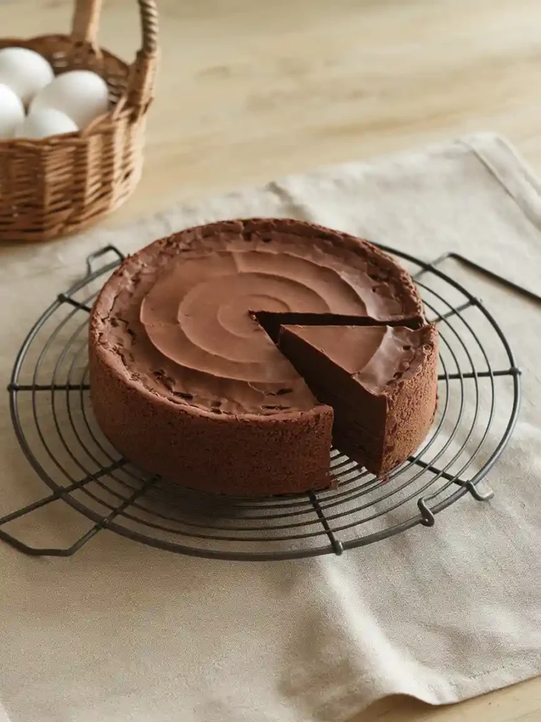 a photo of a round chocolate cake with a g9Hjl WSQhuaz84ZJuPOUg ggShySJdQjqbsW B09SnIg 3 11zon